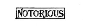 NOTORIOUS logo