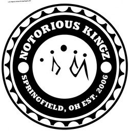NOTORIOUS KINGZ SPRINGFIELD, OH EST. 2006 logo