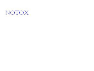 NOTOX logo