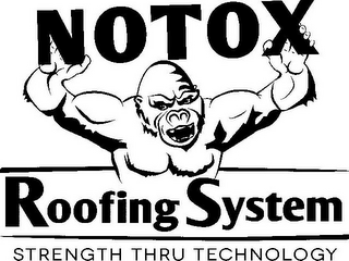 NOTOX ROOFING SYSTEM STRENGTH THRU TECHNOLOGY logo