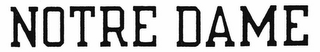 NOTRE DAME logo