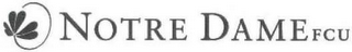 NOTRE DAME FCU logo