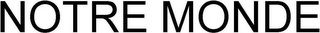 NOTRE MONDE logo