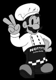 NOTTY'S ITALIAN BURRITO logo