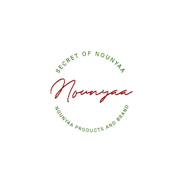 NOUNYAA SECRET OF NOUNYAA NOUNYAA PRODUCTS AND BRAND logo