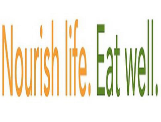 NOURISH LIFE. EAT WELL. logo