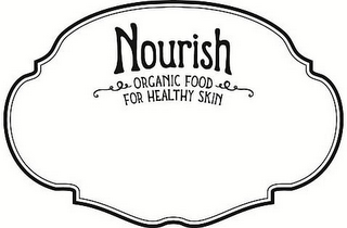 NOURISH ORGANIC FOOD FOR HEALTHY SKIN logo