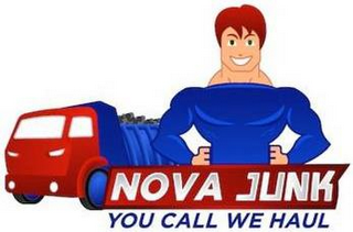 NOVA JUNK YOU CALL WE HAUL logo