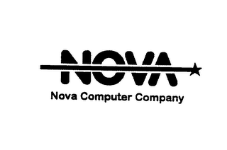 NOVA NOVA COMPUTER COMPANY logo