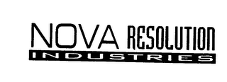 NOVA RESOLUTION INDUSTRIES logo