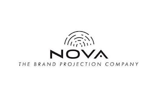 NOVA THE BRAND PROJECTION COMPANY logo