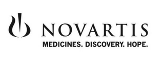 NOVARTIS MEDICINES. DISCOVERY. HOPE. logo