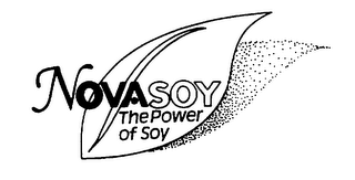 NOVASOY THE POWER OF SOY logo