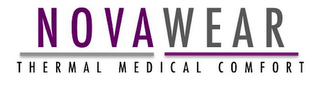 NOVAWEAR THERMAL MEDICAL COMFORT logo