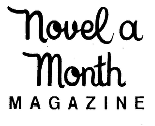 NOVEL A MONTH MAGAZINE logo