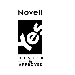 NOVELL YES TESTED & APPROVED logo