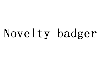 NOVELTY BADGER logo