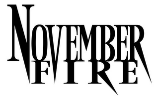 NOVEMBER F I R E logo