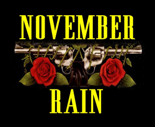 NOVEMBER RAIN logo