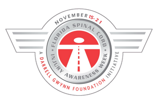NOVEMBER, SPINAL, CORD, INJURY, AWARENESS, WEEK, A, DARRELL, GWYNN, FOUNDATION, INITIATIVE logo
