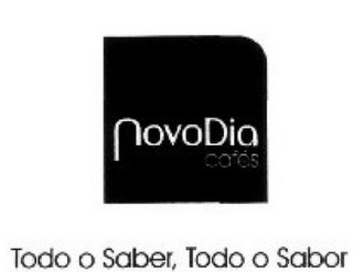 NOVODIA CAFÉS TODO O SABER, TODO O SABOR logo