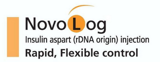 NOVOLOG INSULIN ASPART (RDNA ORIGIN) INJECTION RAPID, FLEXIBLE CONTROL logo