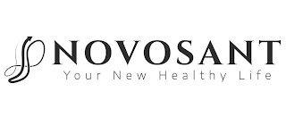NOVOSANT YOUR NEW HEALTHY LIFE logo