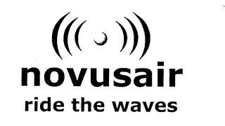 NOVUSAIR RIDE THE WAVES logo