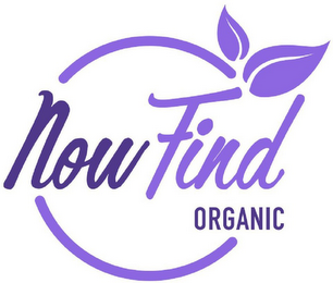 NOW FIND ORGANIC logo