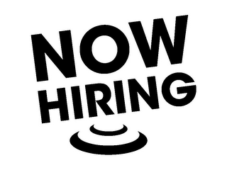 NOW HIRING logo