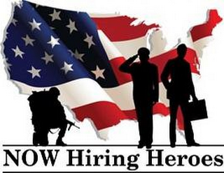 NOW HIRING HEROES logo