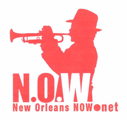 N.O.W NEW ORLEANS NOW.NET logo