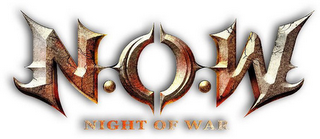 N.O.W NIGHT OF WAR logo