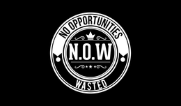 N.O.W NO OPPORTUNITIES WASTED logo