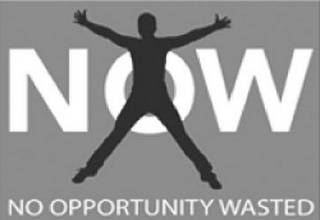 NOW NO OPPORTUNITY WASTED logo