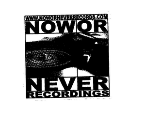 NOW OR NEVER RECORDINGS WWW.NOWORNEVERRECORDS.COM logo