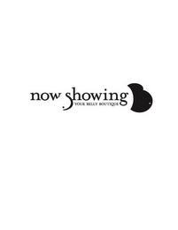 NOW SHOWING YOUR BELLY BOUTIQUE logo