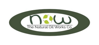 NOW THE NATURAL OIL WORKS CO. logo