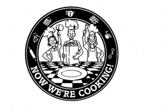 NOW WE'RE COOKING! logo