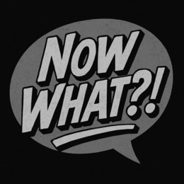 NOW WHAT?! logo