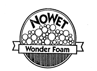 NOWET WONDER FOAM logo