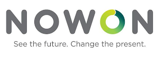 NOWON SEE THE FUTURE. CHANGE THE PRESENT. logo