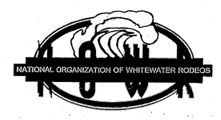 NOWR NATIONAL ORGANIZATION OF WHITEWATER RODEOS logo