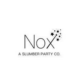NOX A SLUMBER PARTY CO. logo