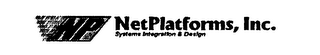 NP NETPLATFORMS, INC. SYSTEMS INTEGRATION & DESIGN logo