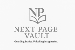 NP NEXT PAGE VAULT GUARDING STORIES. UNLOCKING IMAGINATION. logo