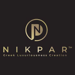 NP NIKPAR GREEK LUXURIOUSNESS CREATION logo