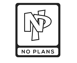NP NO PLANS logo