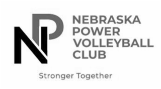 NP STRONGER TOGETHER NEBRASKA POWER VOLLEYBALL CLUB logo