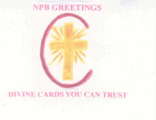 NPB GREETINGS DIVINE CARDS YOU CAN TRUST logo